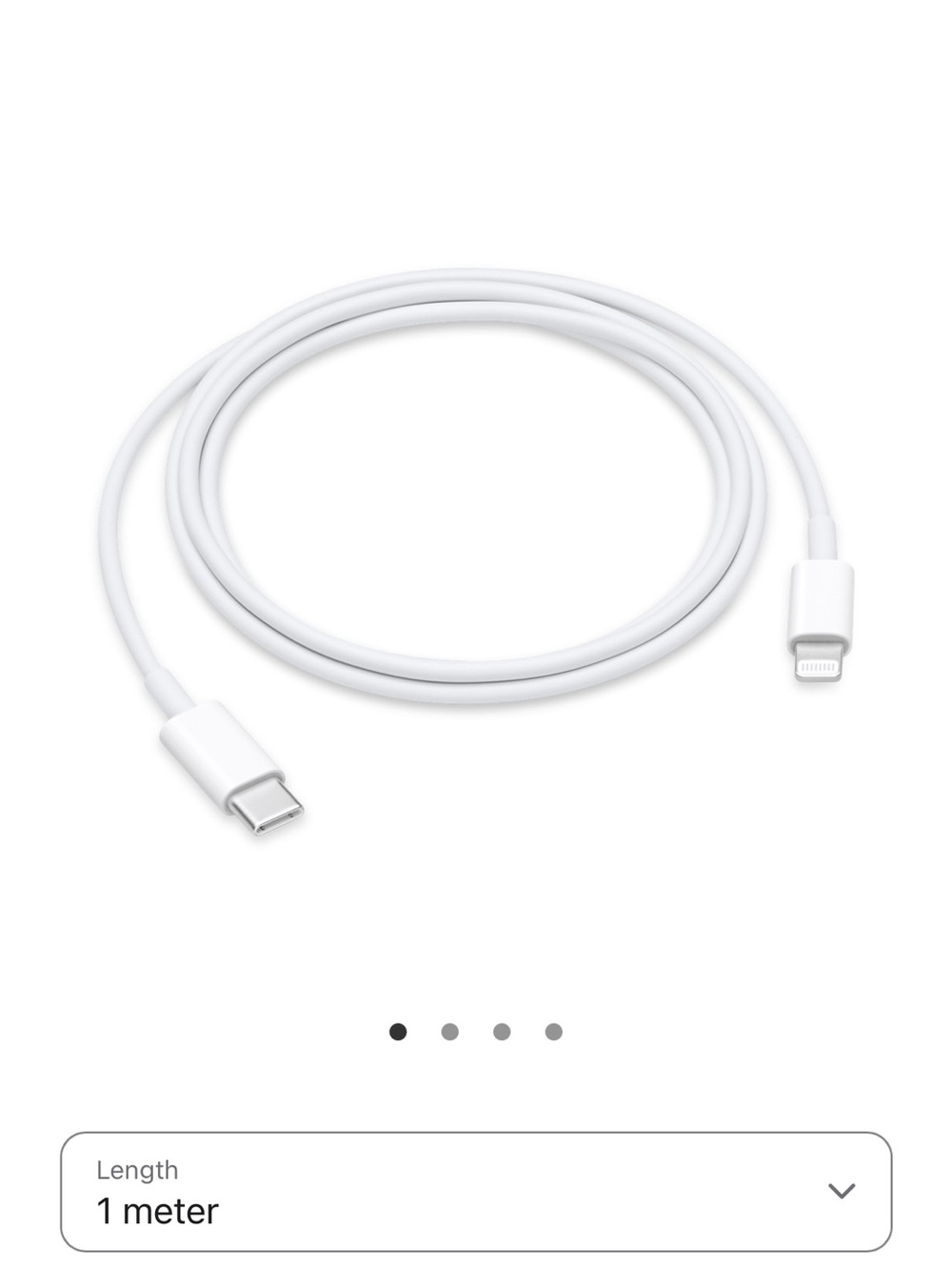 NWOT Apple USB‑C to Lightning Cable